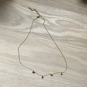 Mint & Lily MAMA Necklace (never worn), brand new in the box